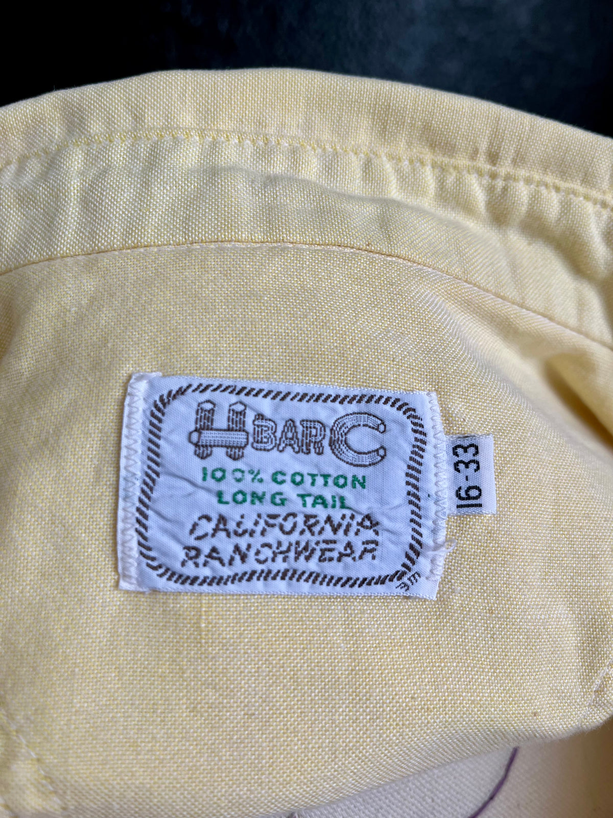 Vintage H Bar C Cotton Button Up