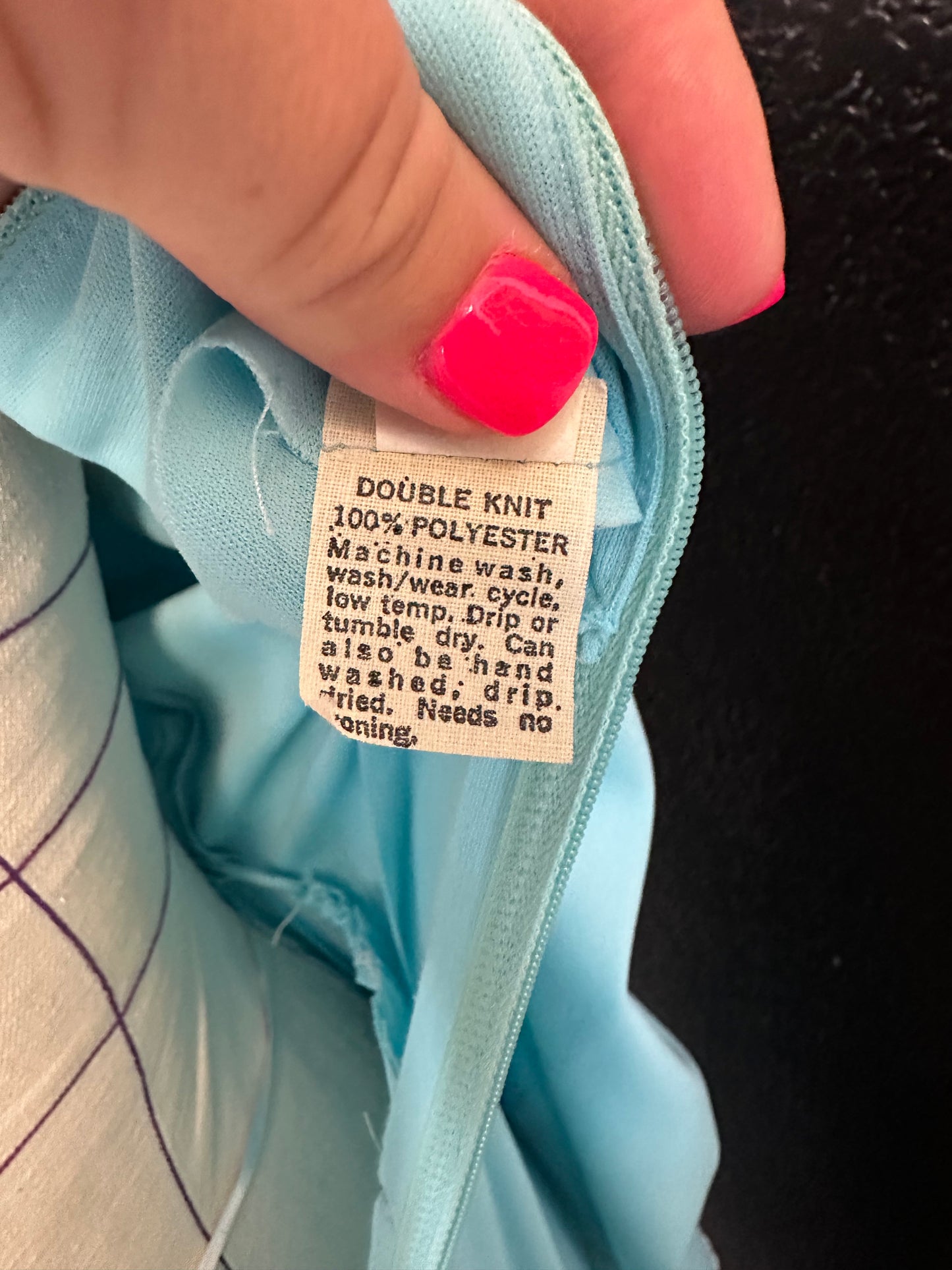 Vintage 1970’s Blue Longette Dress