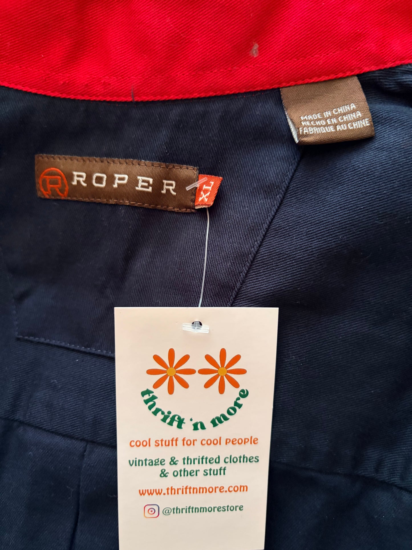 Modern Roper Texas Flag Button Up