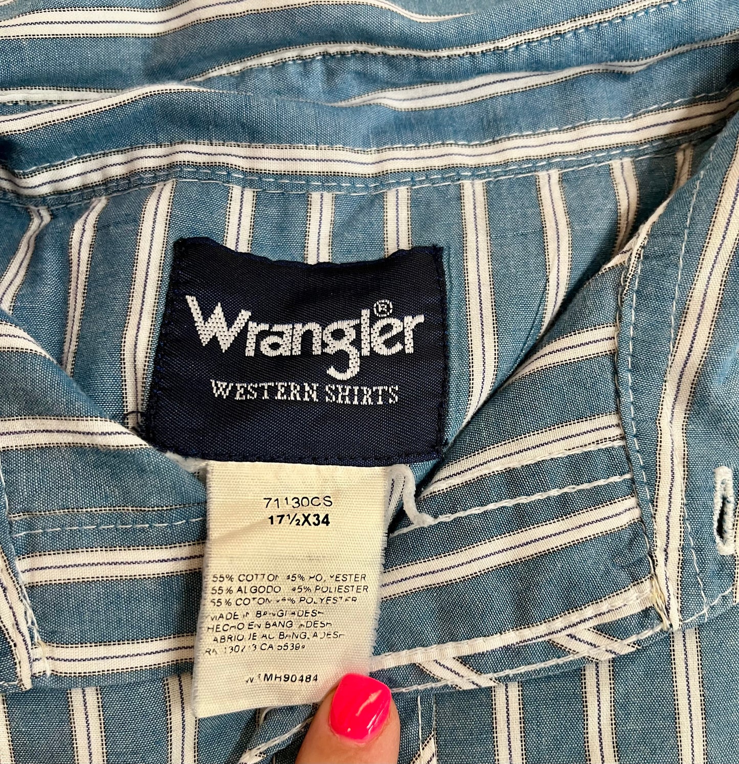 Vintage Wrangler Pearl Snap