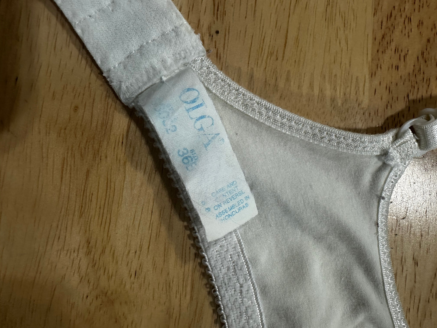 Vintage Olga Bra-White