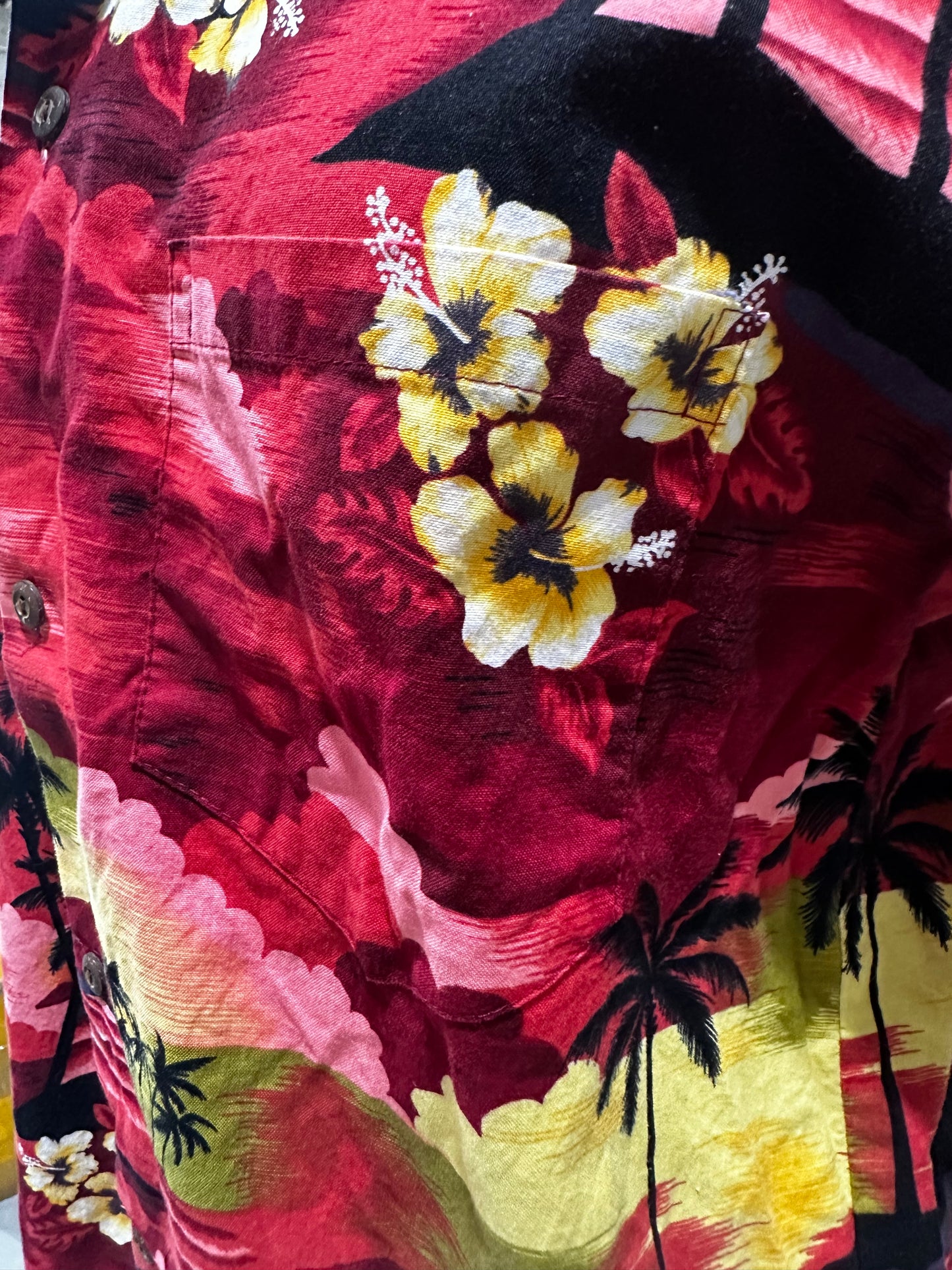 Aloha Republic Red Hawaiian Shirt