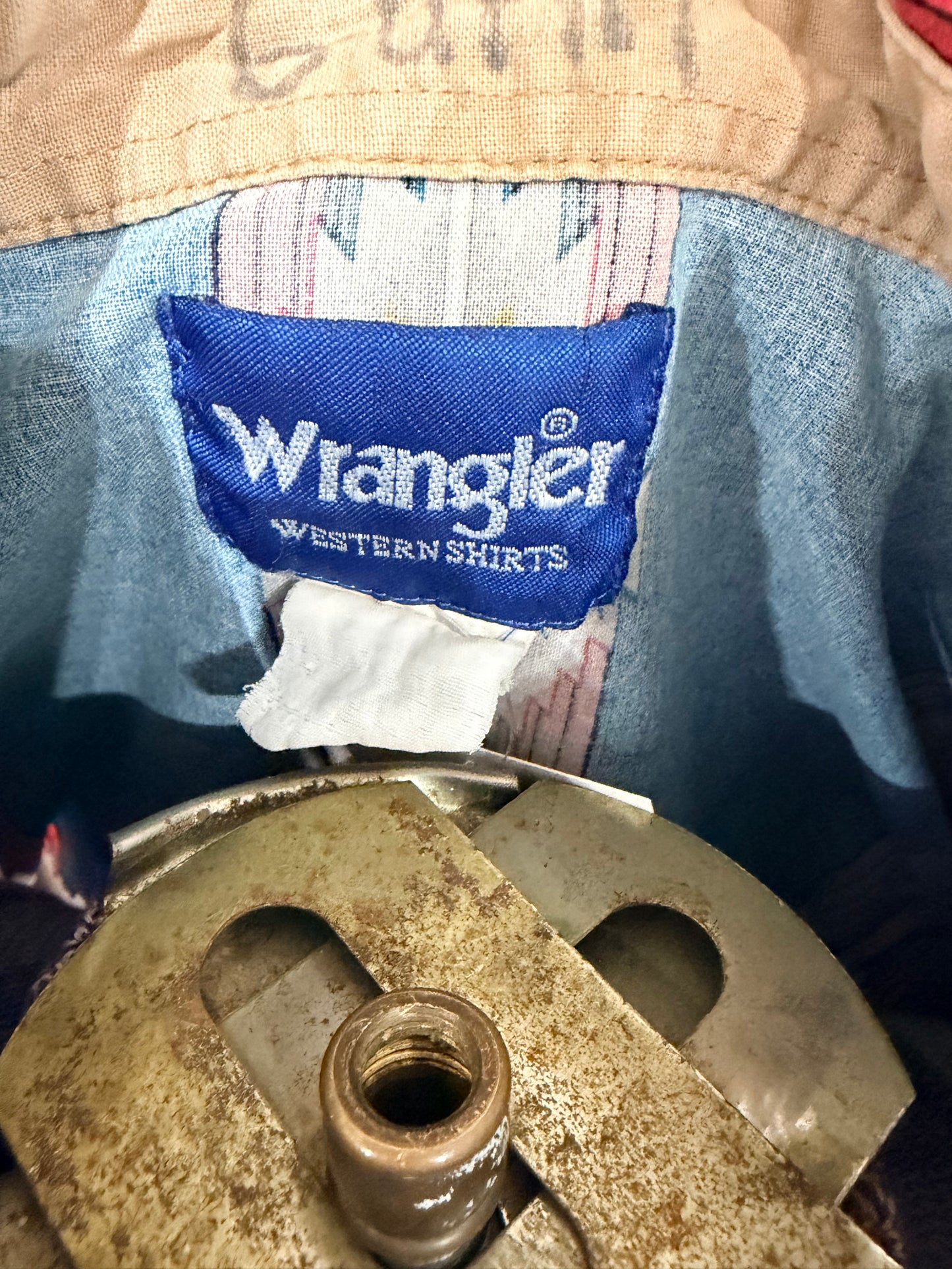 1990’s Wrangler Blue Aztec Pearl Snap