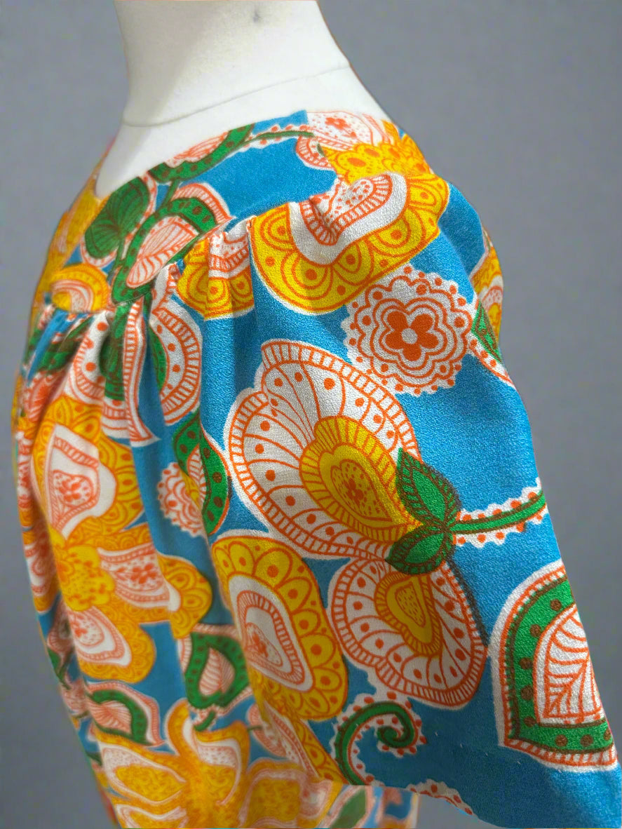 Vintage 60's Tropical Dress