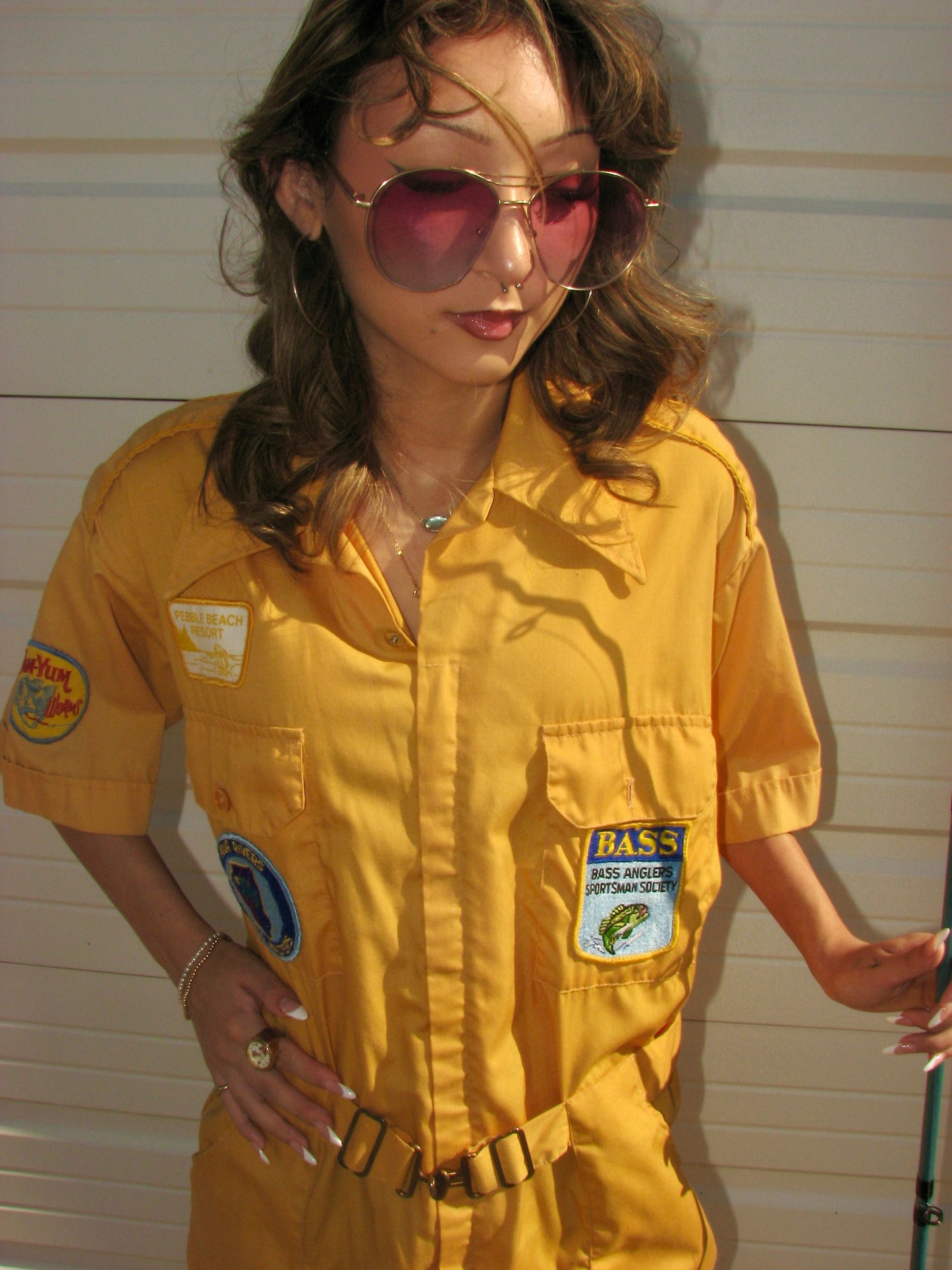 1970’s Bass Pro Fishing Uniform with Patches