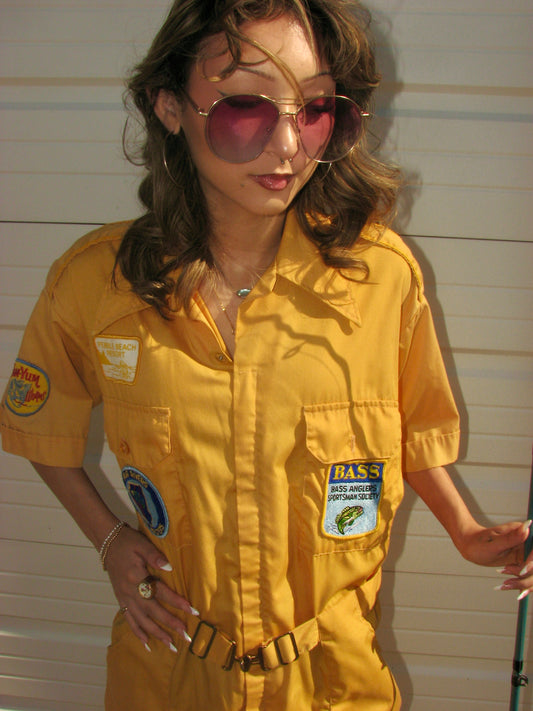 1970’s Bass Pro Fishing Uniform with Patches