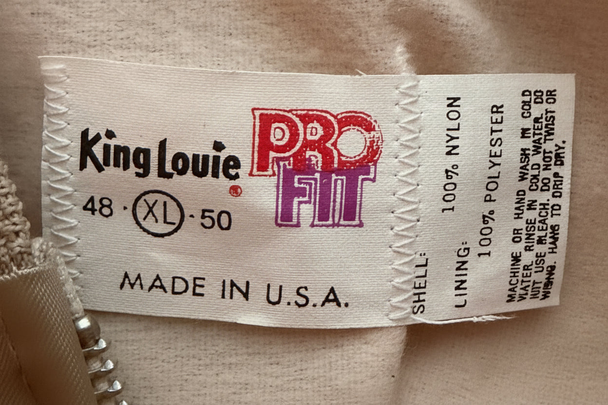 1980's Vintage King Louie Fire Brigade Bomber Jacket