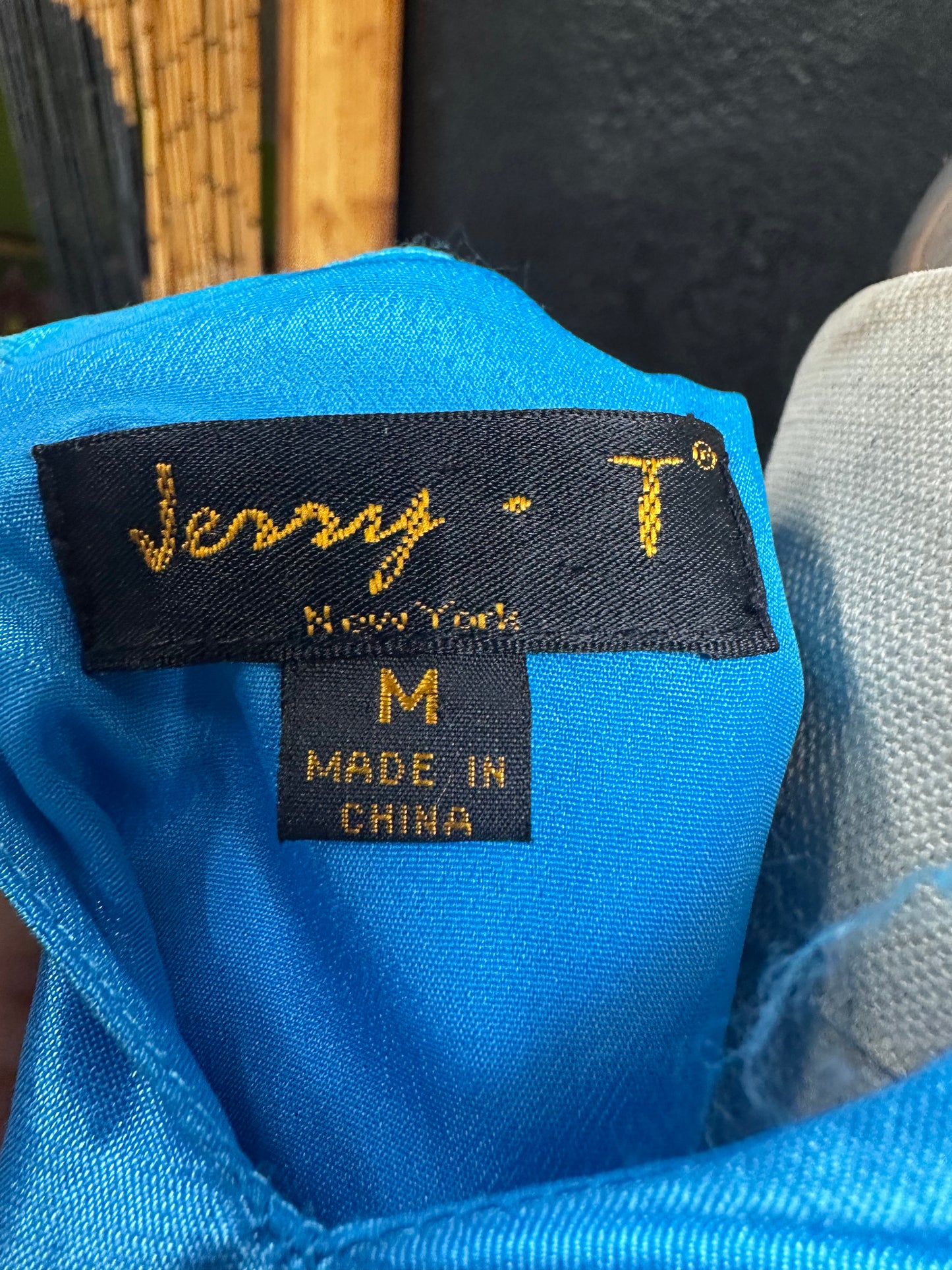 Y2K Jerry T New York Blue Shift Dress