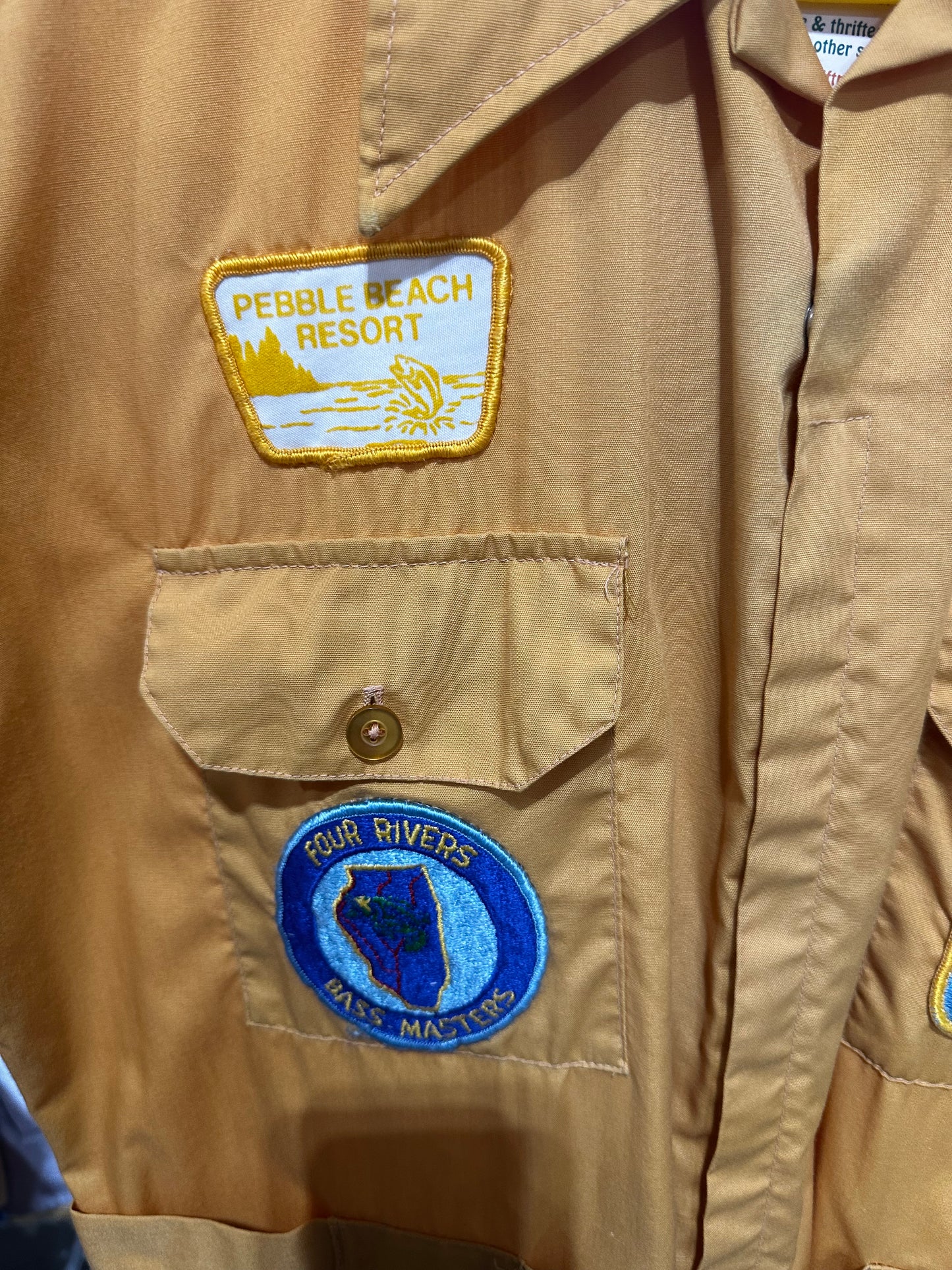 1970’s Bass Pro Fishing Uniform with Patches