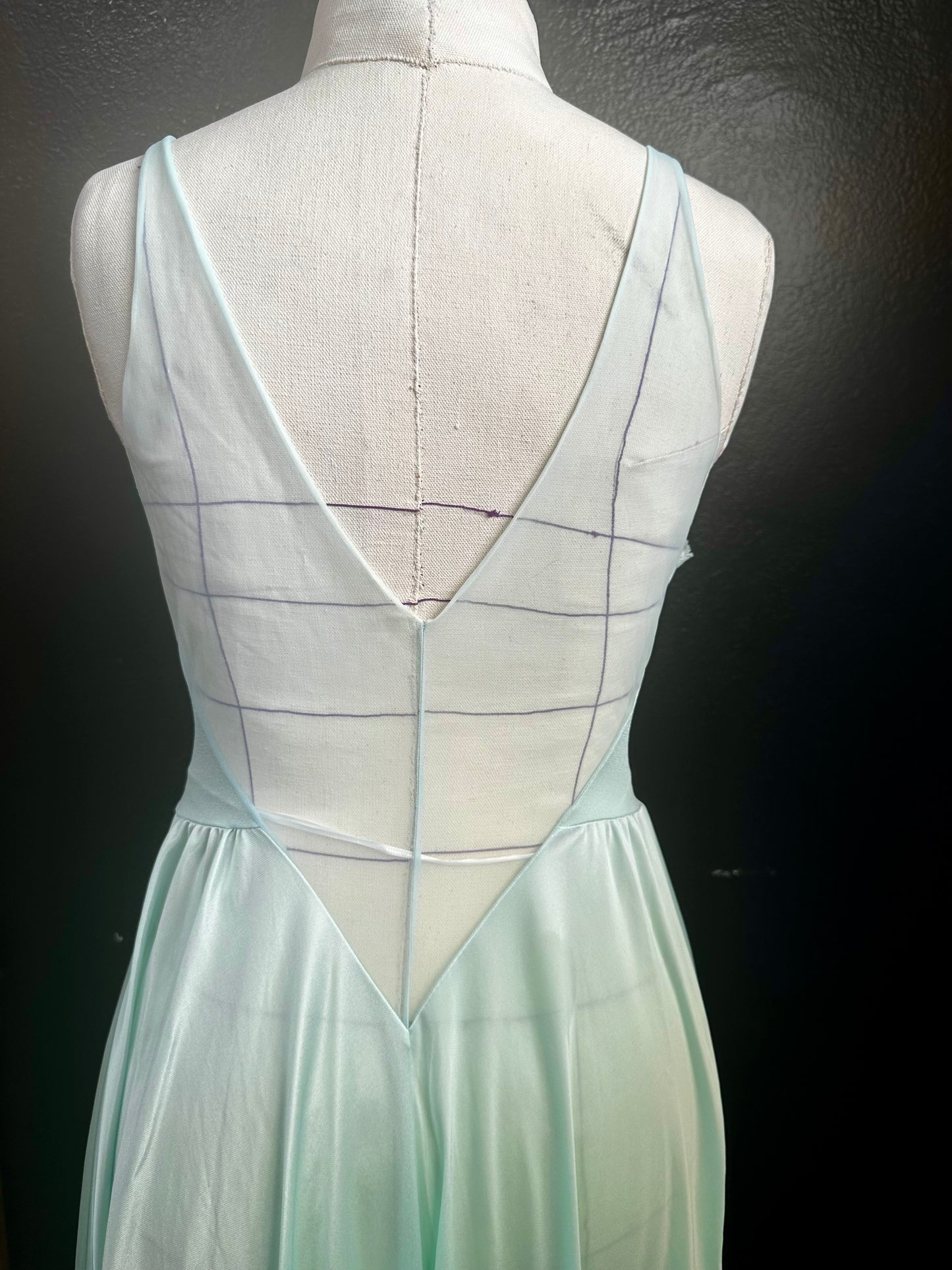 Vintage Green Negligee