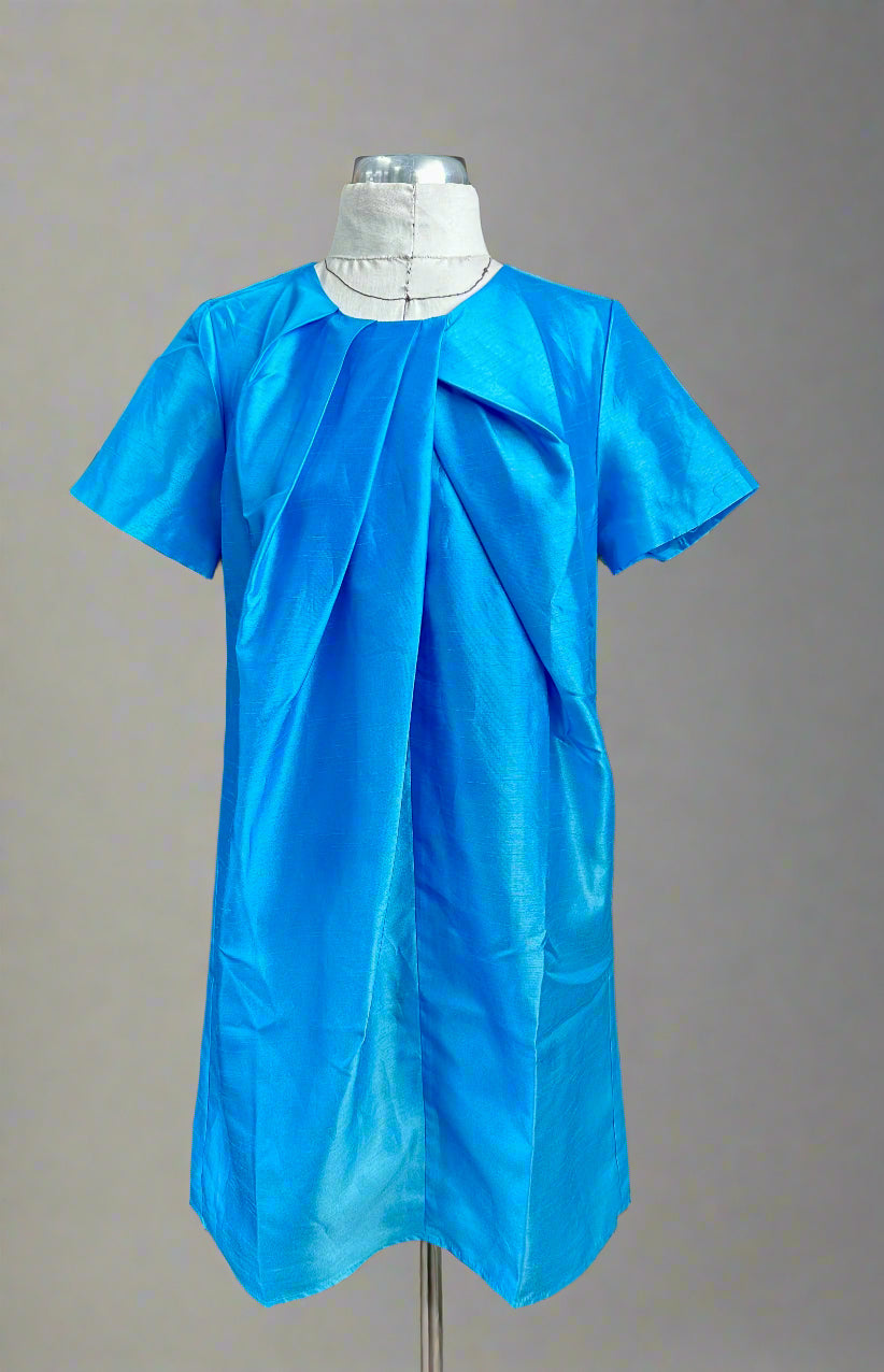 Y2K Jerry T New York Blue Shift Dress