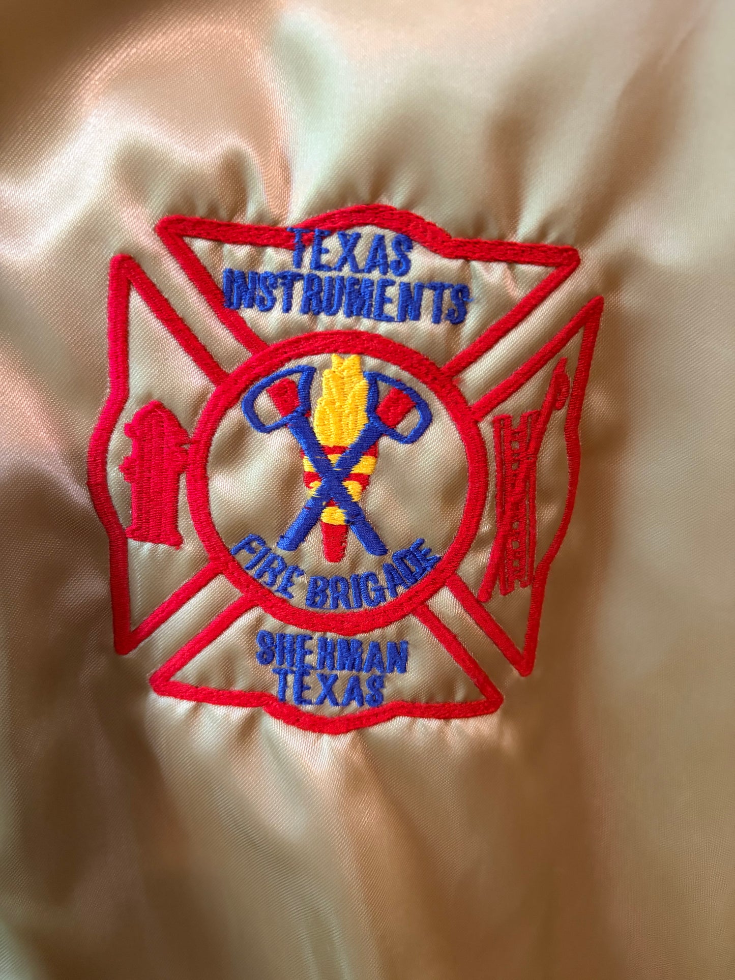 1980's Vintage King Louie Fire Brigade Bomber Jacket