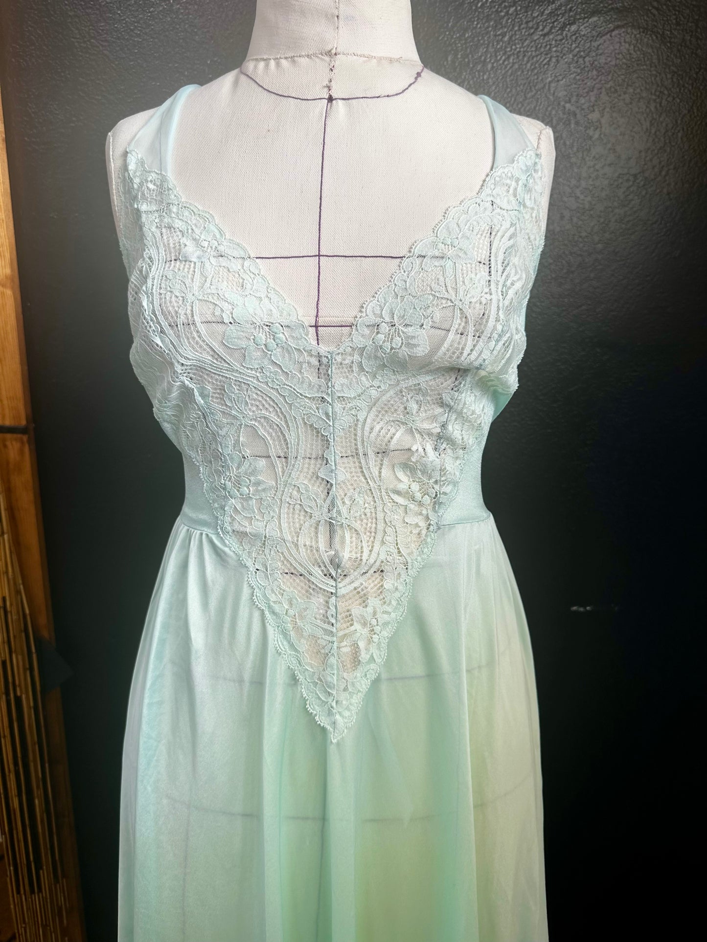 Vintage Green Negligee