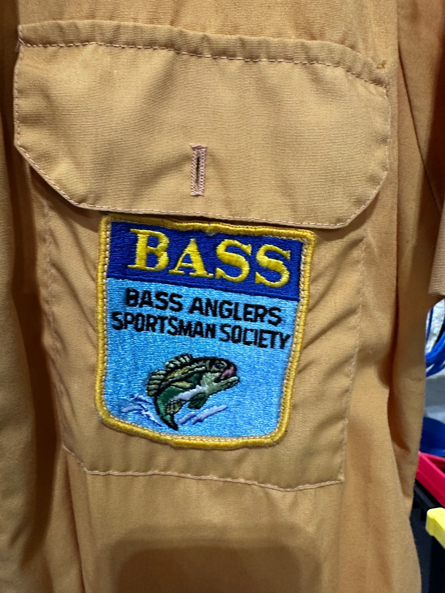 1970’s Bass Pro Fishing Uniform with Patches