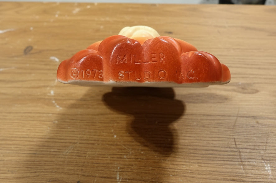 1973 Miller Studios Cow & Bull Wall Plaques