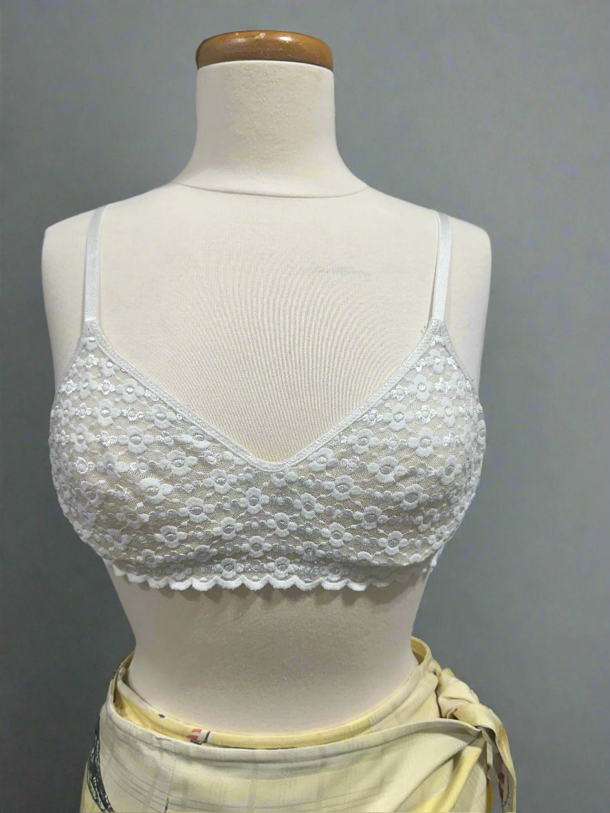 Vintage Olga Bra-White