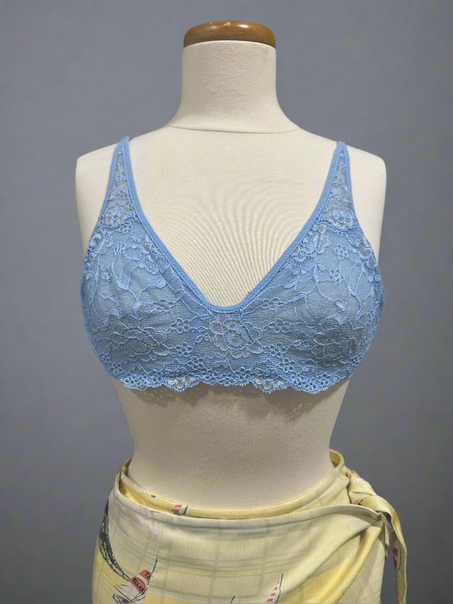 Vintage Olga Bra-Blue