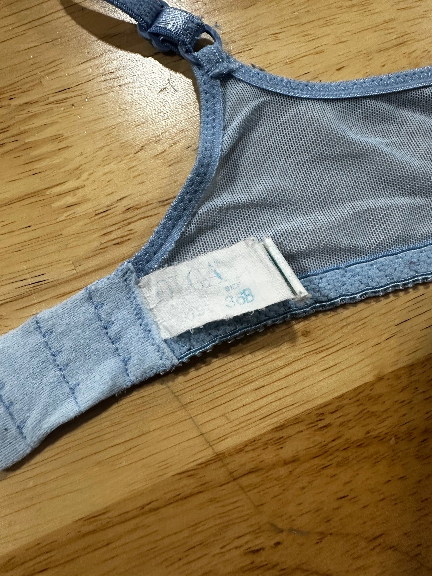 Vintage Olga Bra-Blue