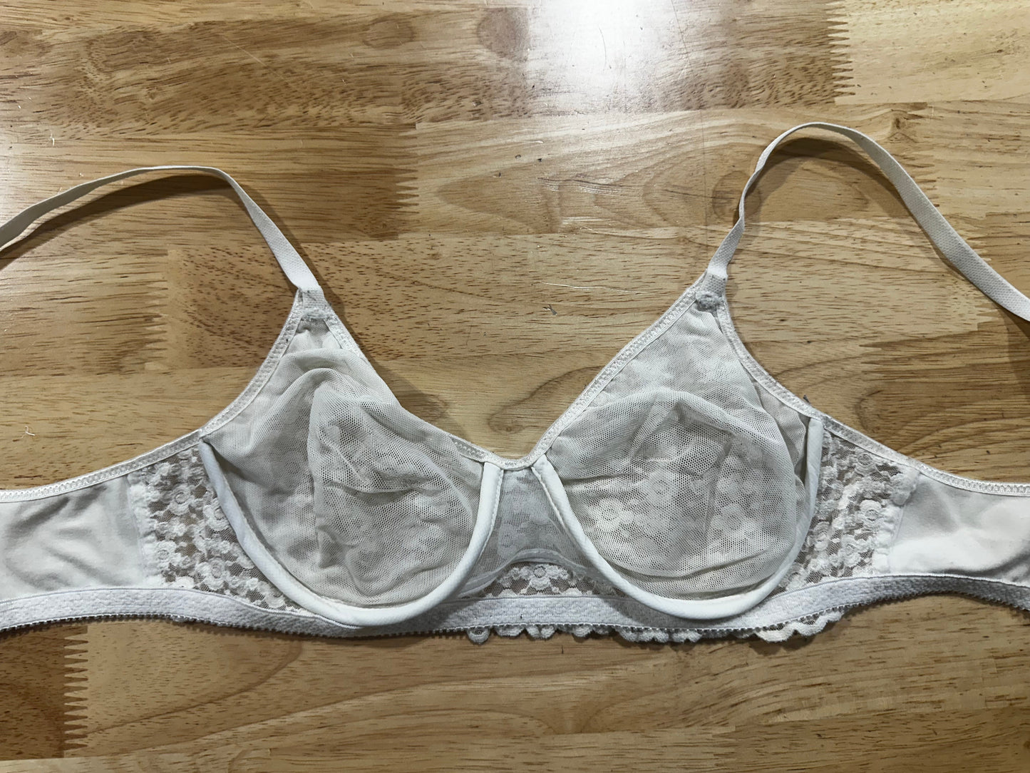 Vintage Olga Bra-White