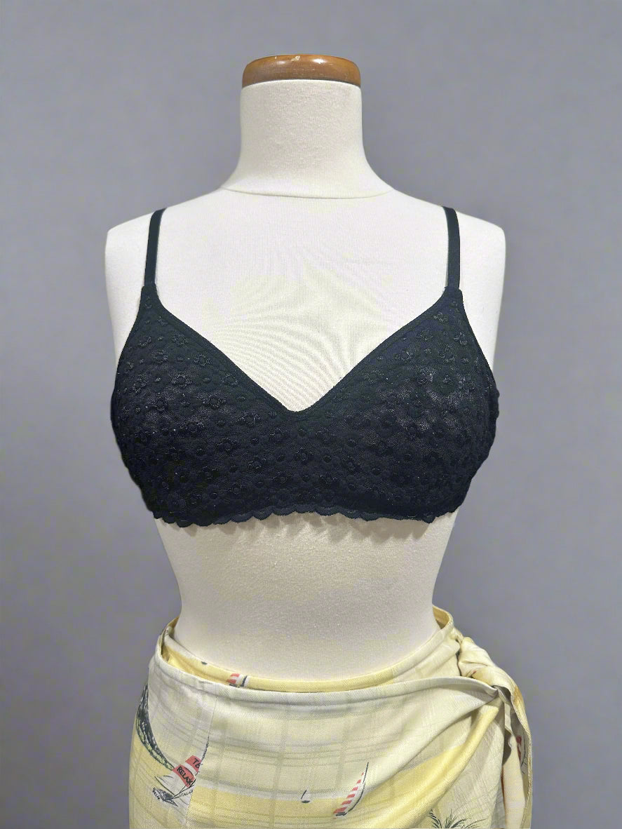 Vintage Olga Bra-Black