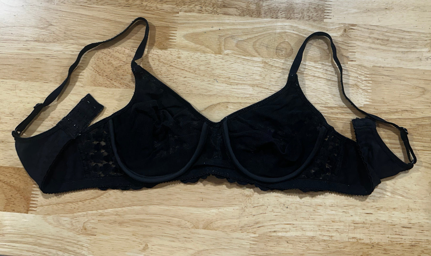 Vintage Olga Bra-Black