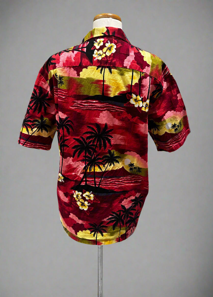 Aloha Republic Red Hawaiian Shirt