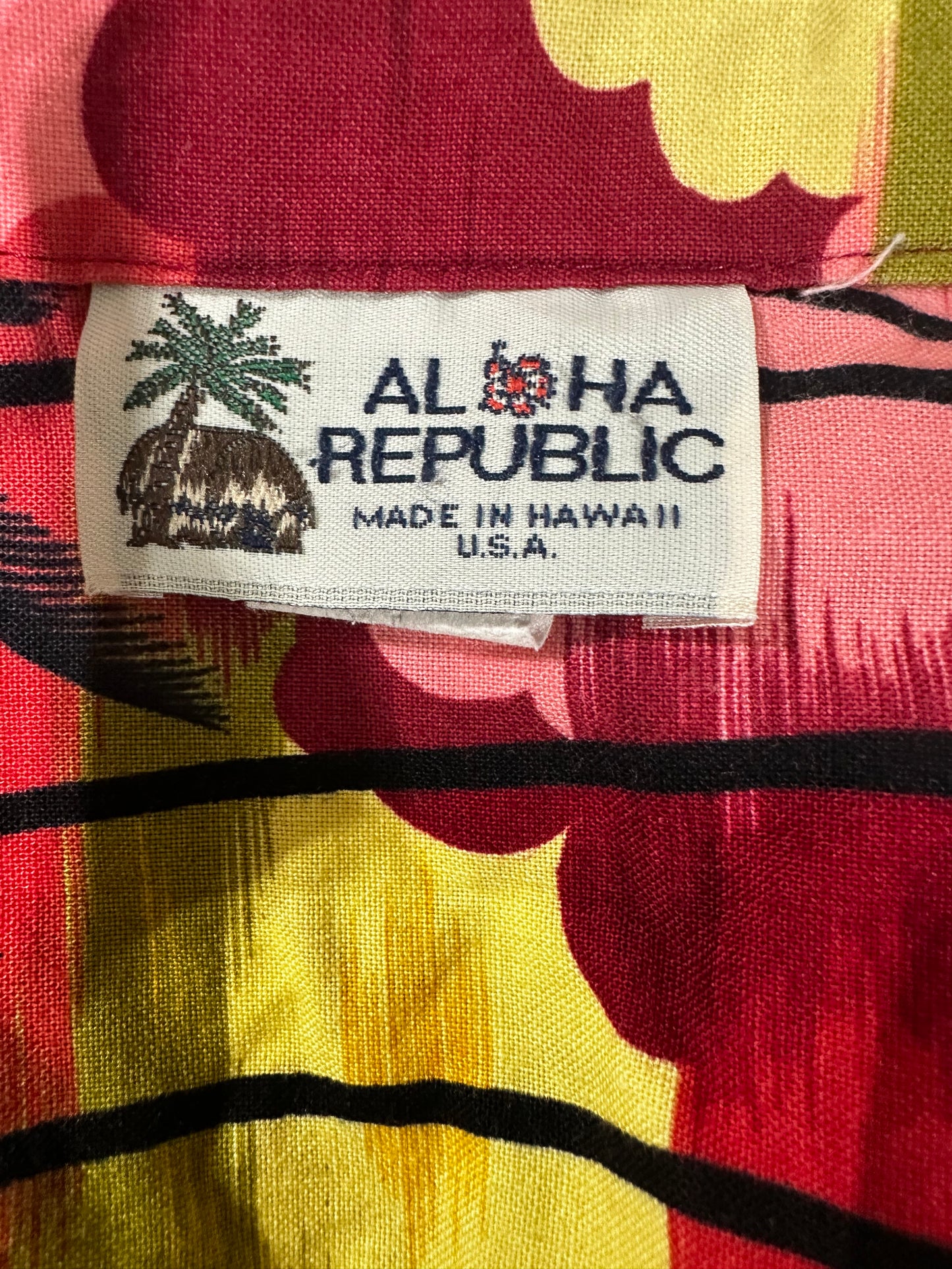 Aloha Republic Red Hawaiian Shirt