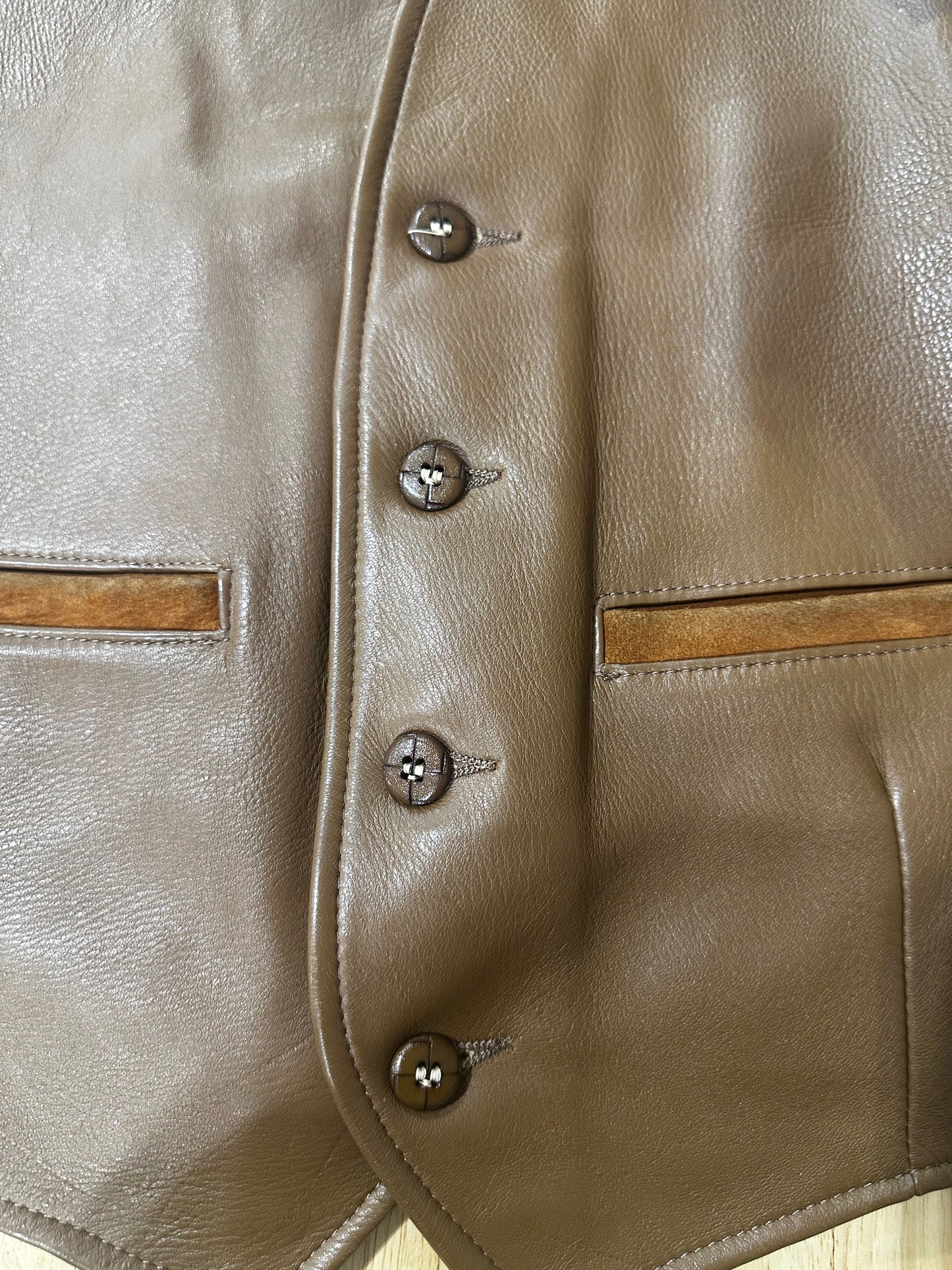 1960's Mid Western Sport Togs Deerskin Vest