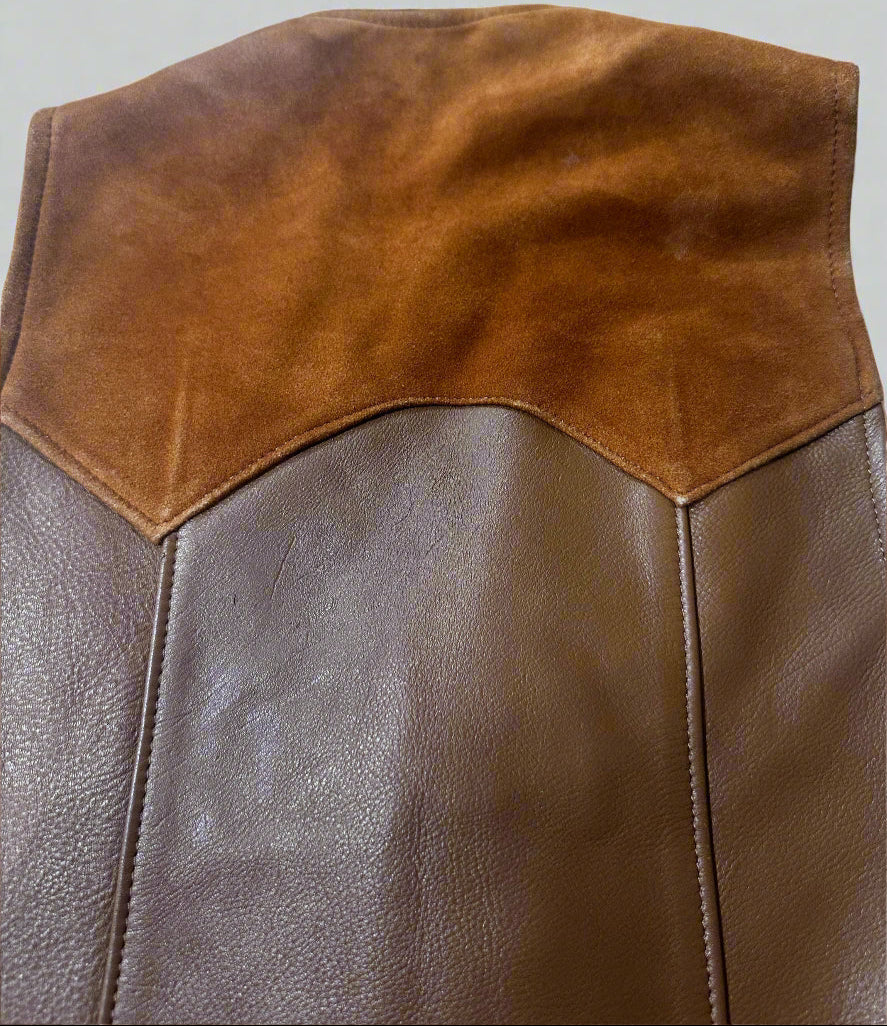 1960's Mid Western Sport Togs Deerskin Vest