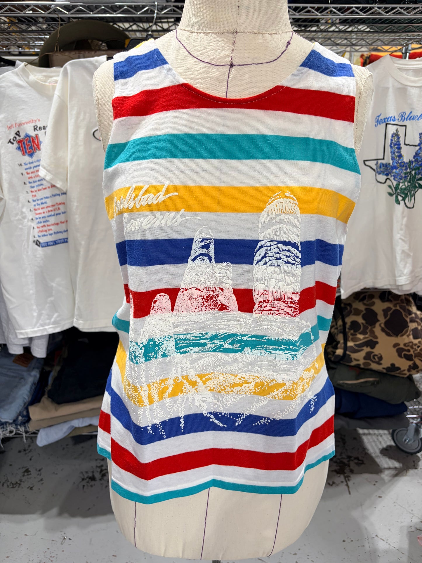 1970s Vintage Carlsbad Caverns Tank Top