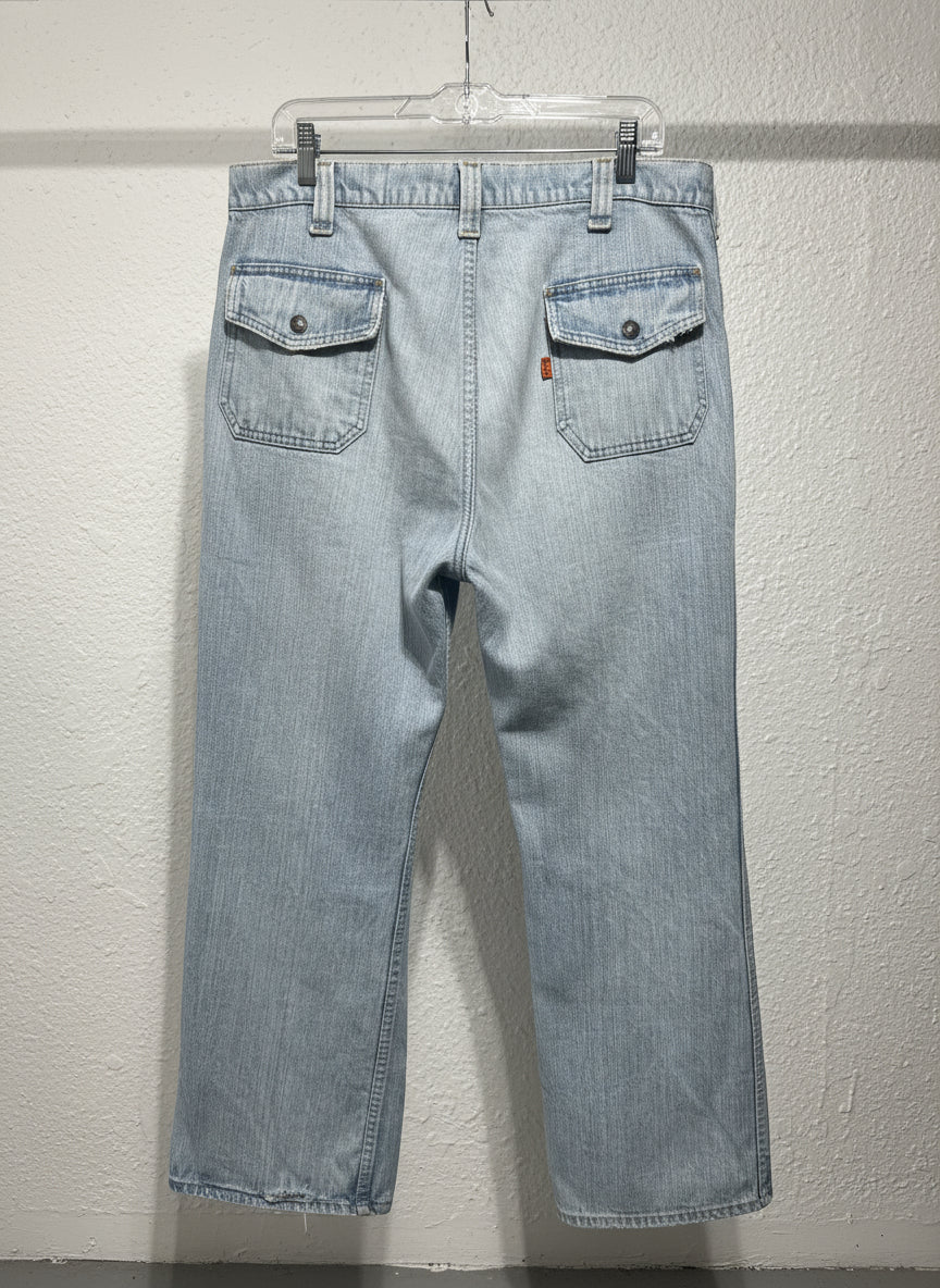 1970’s Orange Tab 544 Levi’s Flare Jeans