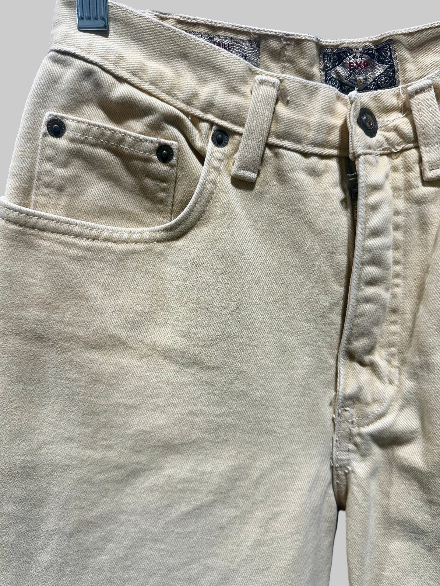 1990's Yellow Express Jeans