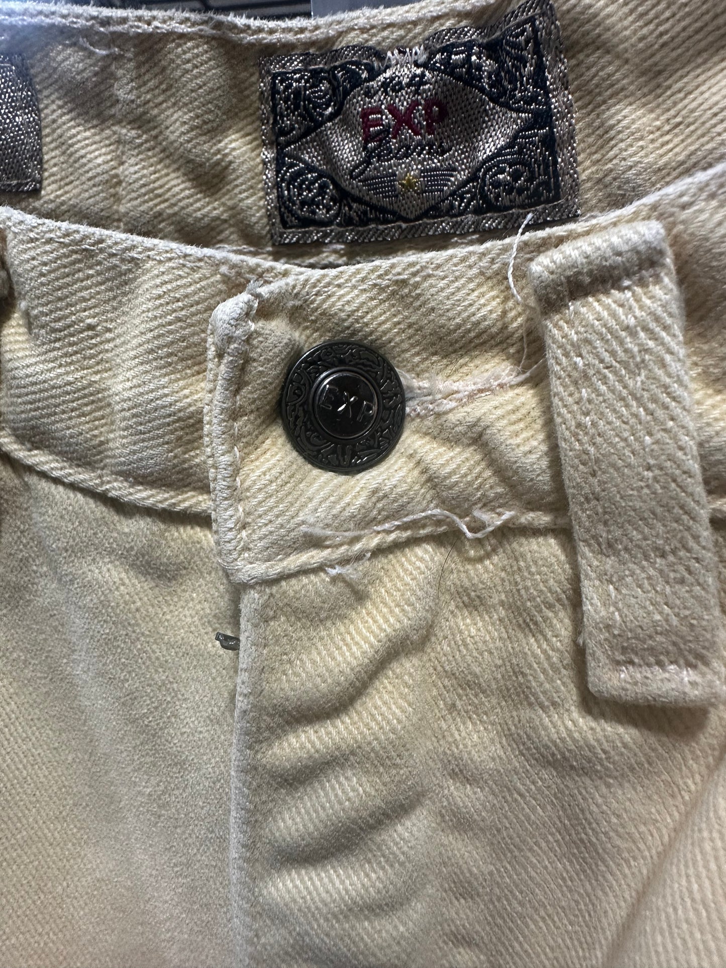 1990's Yellow Express Jeans