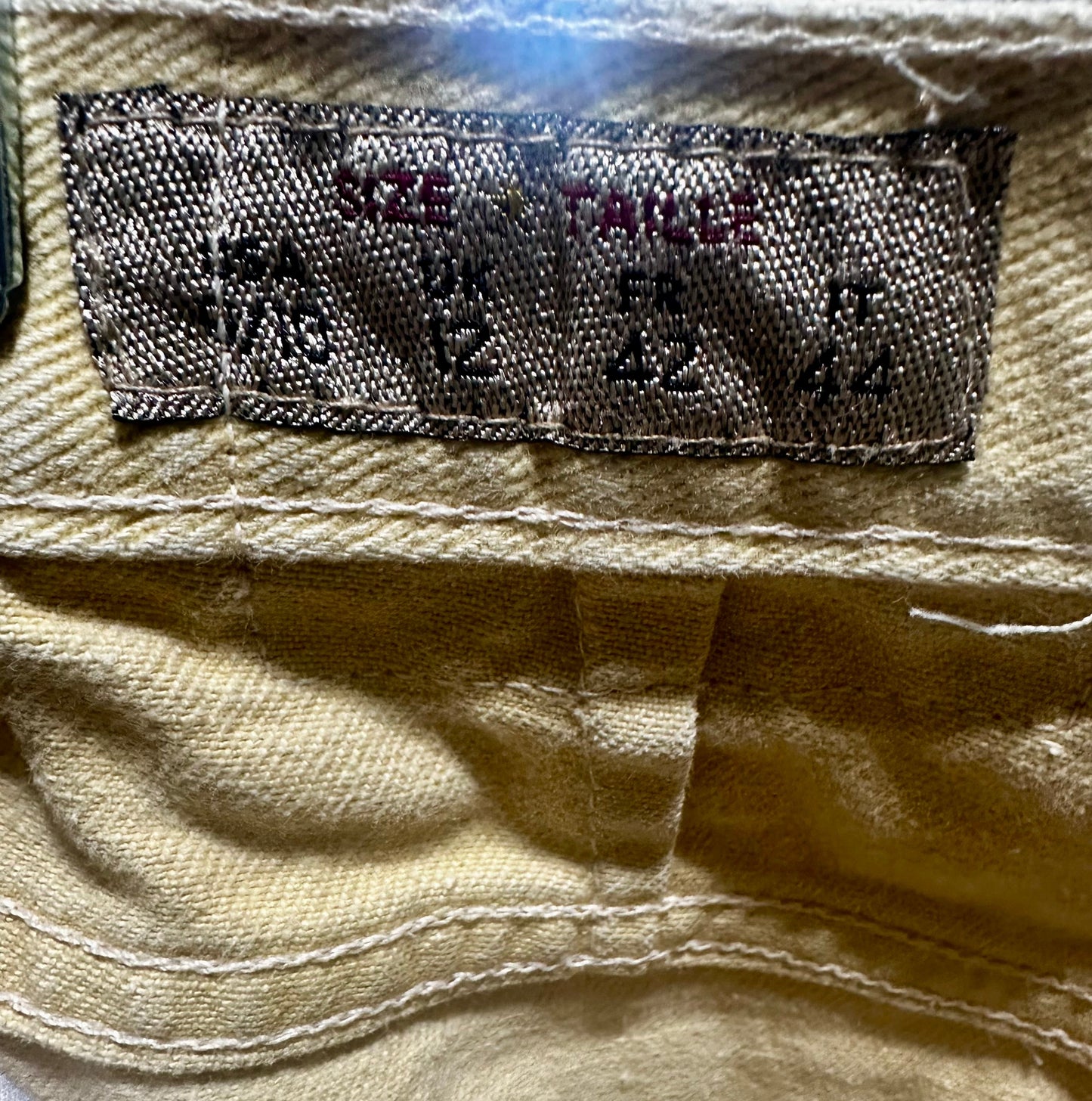 1990's Yellow Express Jeans